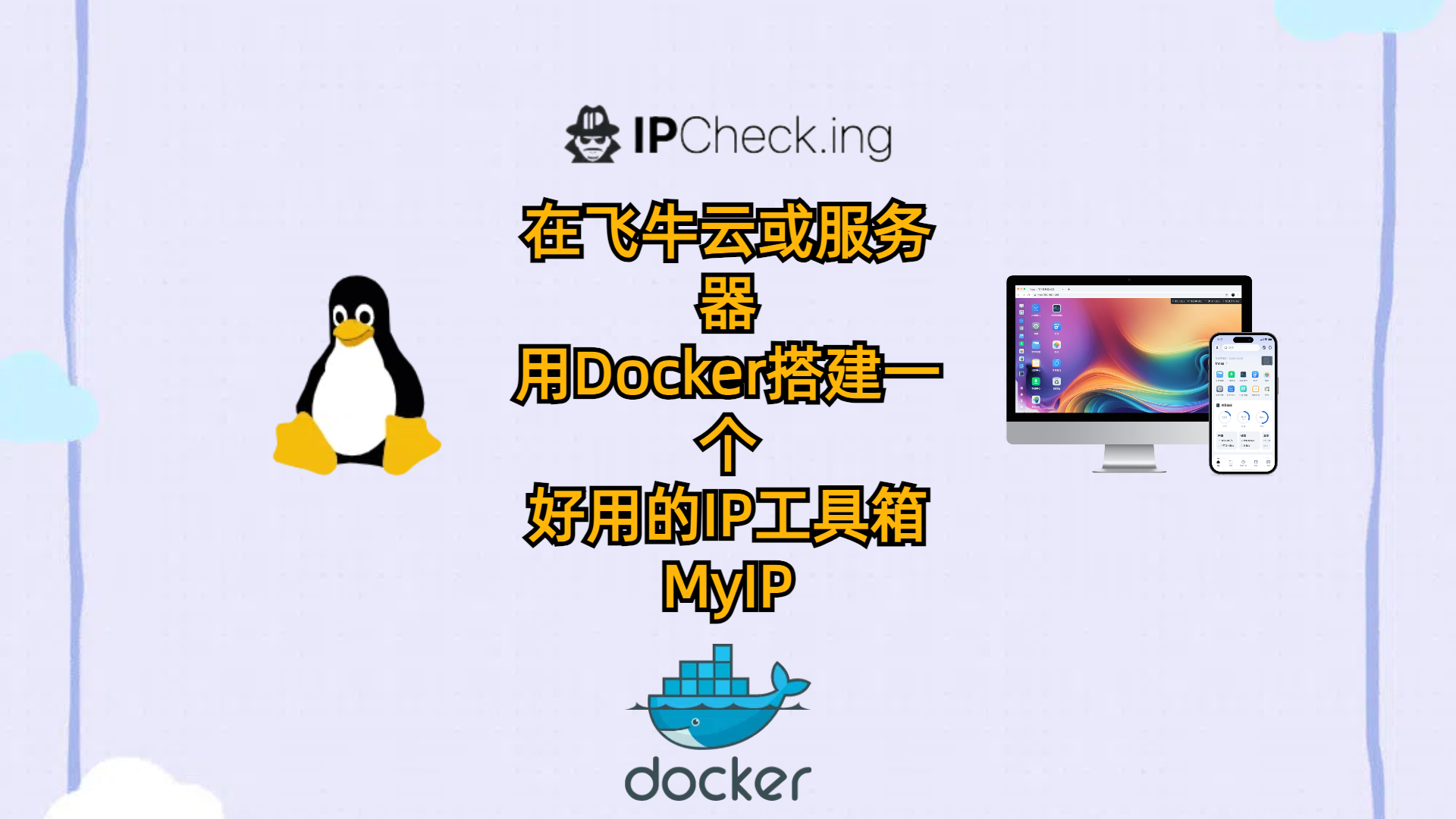 在飞牛云或服务器用Docker搭建一个好用的IP工具箱-MyIP